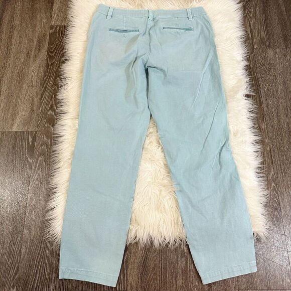 Anthropologie Womens Chino Relaxed Size 29 Blue Pockets Casual Workewear - Picture 2 of 5